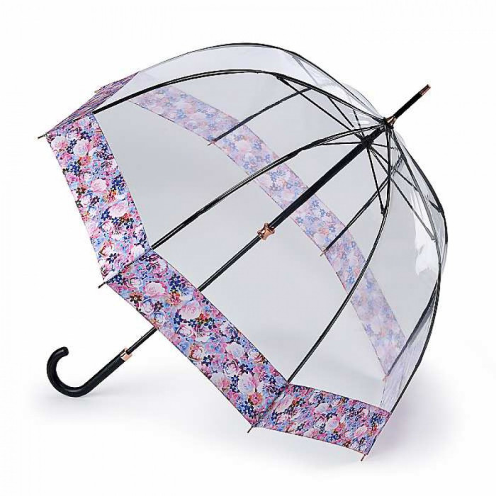 Женский зонт Fulton Birdcage-2 Luxe L866 Digital Blossom (Цветок)
