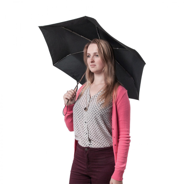 Парасоля Fulton Open & Close Superslim-1 L710 - Black (Чорний)