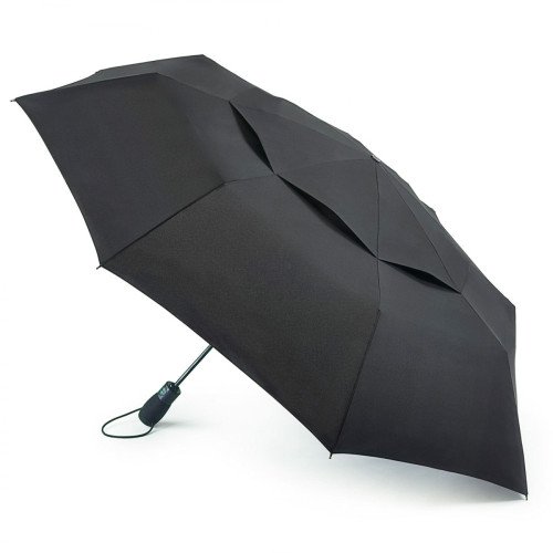 Мужской зонт антишторм Fulton Tornado G840 Black (Черный) 