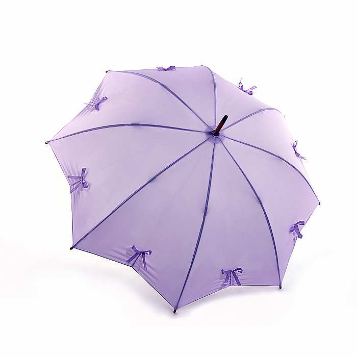 Женский зонт-трость Fulton L908 Kensington UV Pale Lilac (Лиловый)