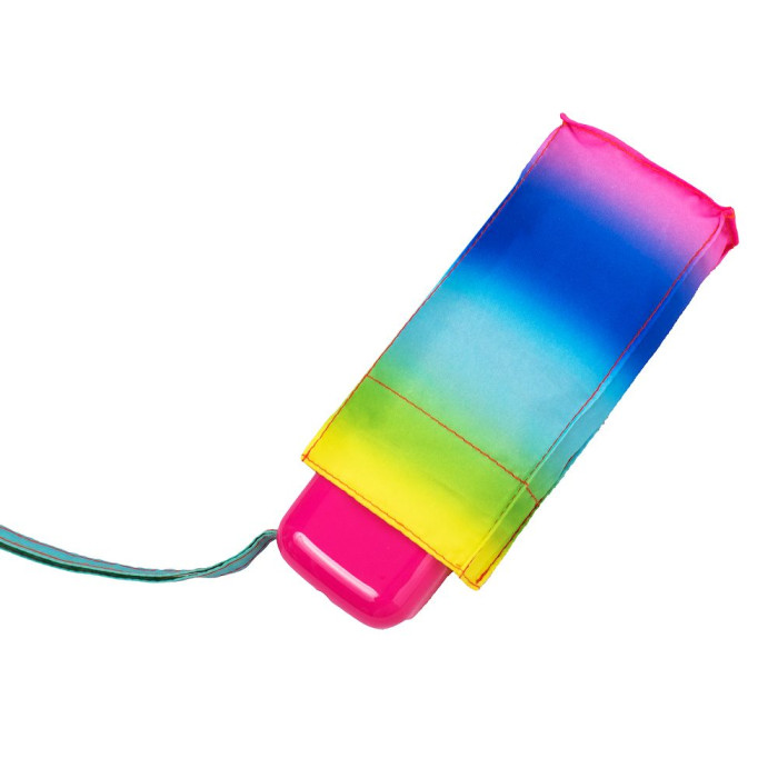 Жіноча міні-кишенькова парасолька Fulton L501 Tiny-2 Rainbow (Райдуга)