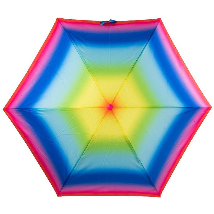 Жіноча міні-кишенькова парасолька Fulton L501 Tiny-2 Rainbow (Райдуга)
