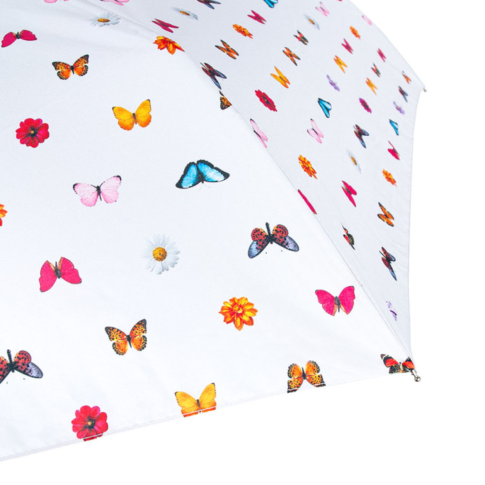 Жіноча парасолька Fulton L553 Superslim-2 Butterflies and Flowers (Метелики та квіти)