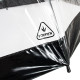 Женский зонт-трость прозрачный Fulton Birdcage-1 L041 Black (Черный)
