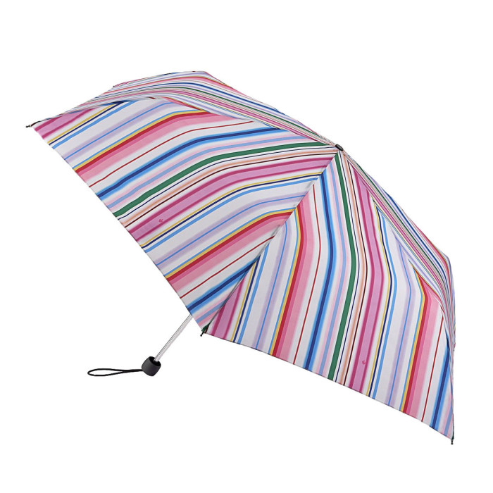 Женский зонт Fulton L902 Superslim-2 Funky Stripe (Разноцветные полоски)