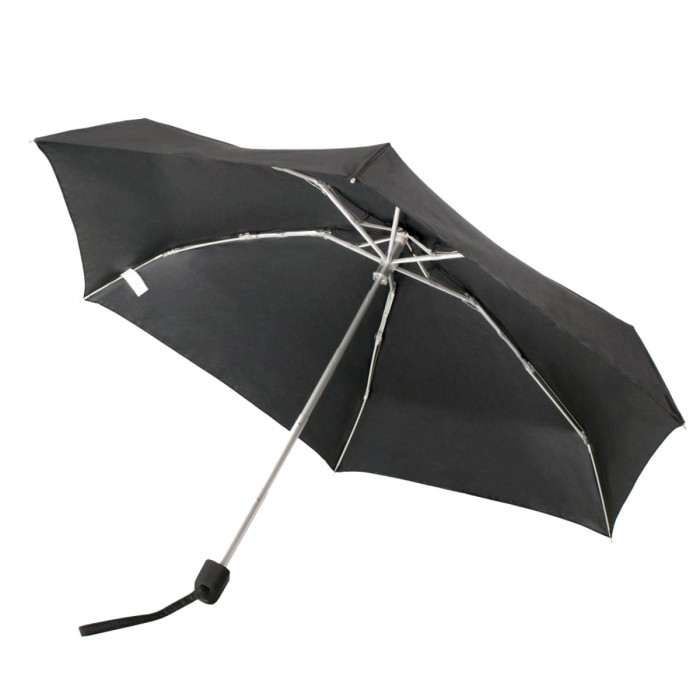 Жіноча міні парасолька Fulton Tiny-1 L500 Black (Чорний)
