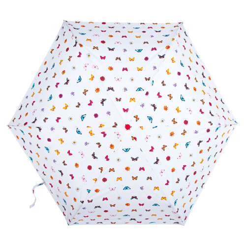 Женский зонт Fulton L553 Superslim-2 Butterflies & Flowers (Бабочки и цветы) 
