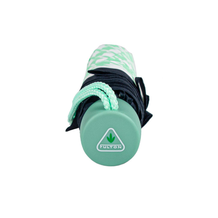 Женский зонт Fulton L354 Minilite-2 Minty Houndstooth (Мятный)