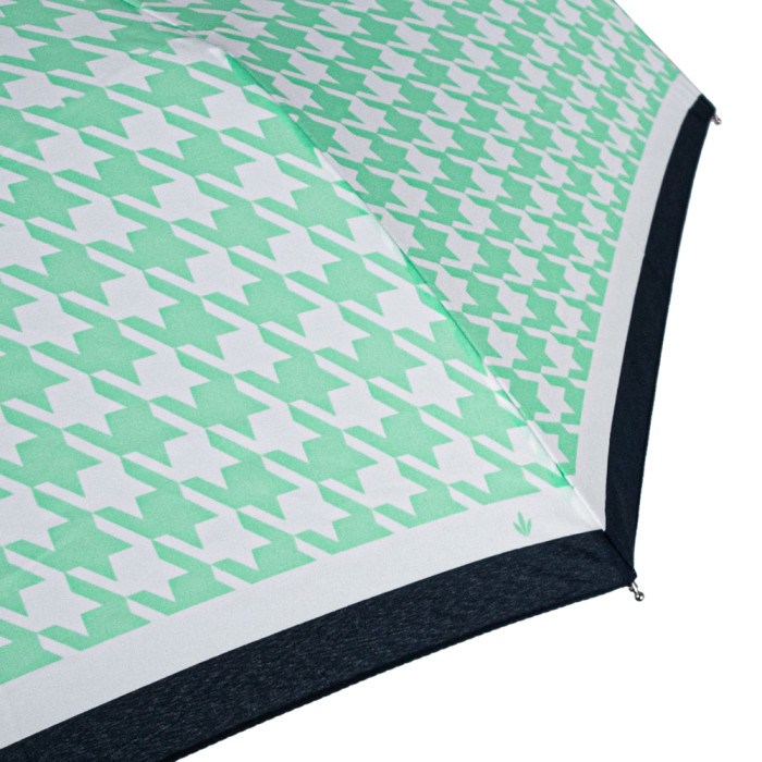 Женский зонт Fulton L354 Minilite-2 Minty Houndstooth (Мятный)
