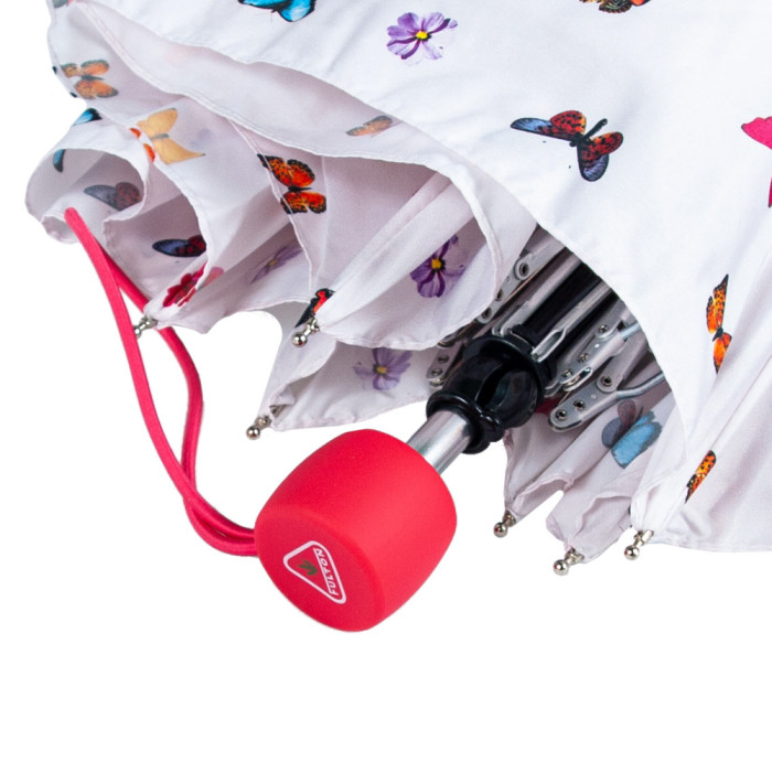 Жіноча парасолька Fulton L553 Superslim-2 Butterflies and Flowers (Метелики та квіти)