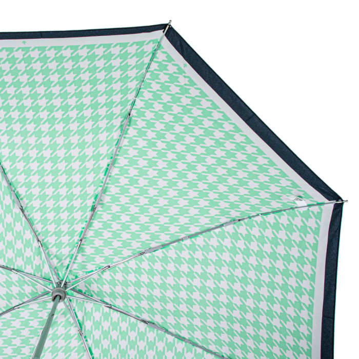 Женский зонт Fulton L354 Minilite-2 Minty Houndstooth (Мятный)
