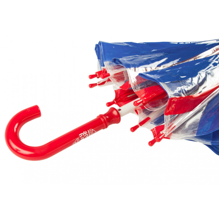 Дитяча парасолька-тростина прозора Fulton Funbrella-4 C605 Union Jack (Прапор)