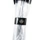 Женский зонт-трость прозрачный Fulton Birdcage-1 L041 Black (Черный)