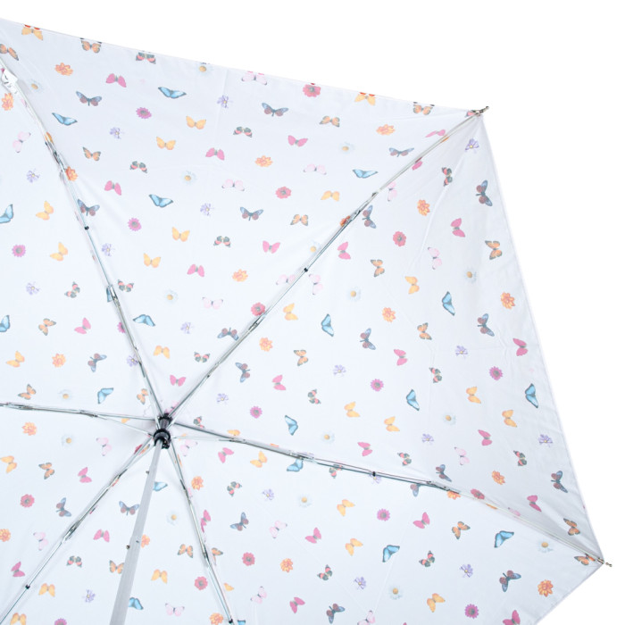 Жіноча парасолька Fulton L553 Superslim-2 Butterflies and Flowers (Метелики та квіти)