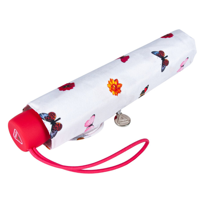 Жіноча парасолька Fulton L553 Superslim-2 Butterflies and Flowers (Метелики та квіти)