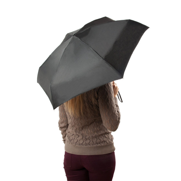 Жіноча міні парасолька Fulton Tiny-1 L500 Black (Чорний)