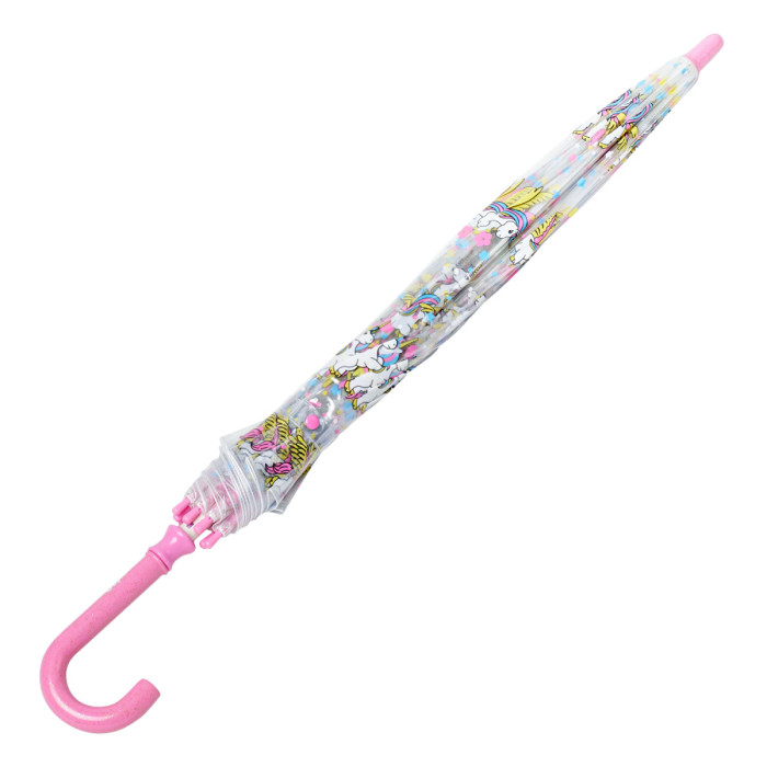 Дитяча парасолька-тростина прозора Fulton Funbrella-4 C605 Bella The Unicorn (Єдинороги)