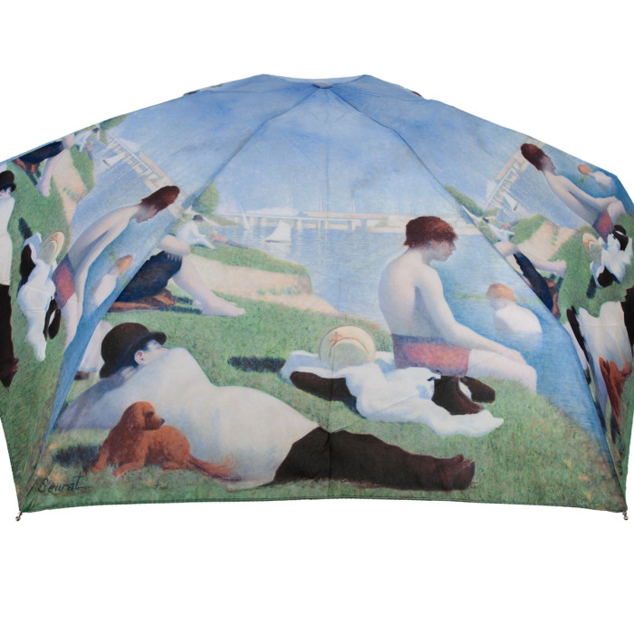 Жіноча міні парасолька Fulton The National Gallery Tiny-2 L794 Seurat Bathers at Asnieres (Купальці в Аньері) 