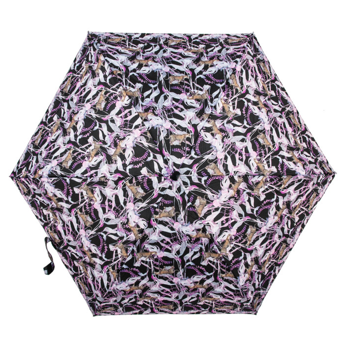 Жіноча міні (кишенькова) парасолька Fulton L501 Tiny-2 OTT Leopard (Леопард)