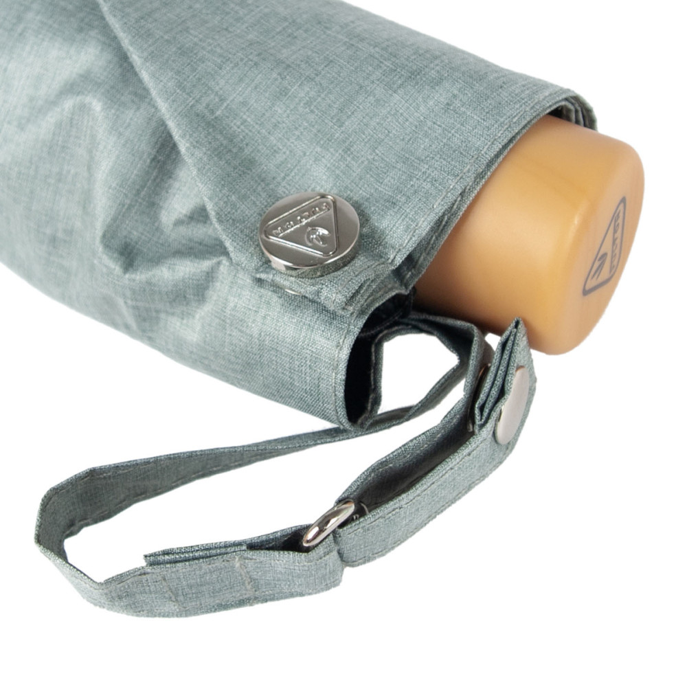 Женский зонт Fulton L924 Parasoleil-2 UV Charcoal Chambray (Серый)