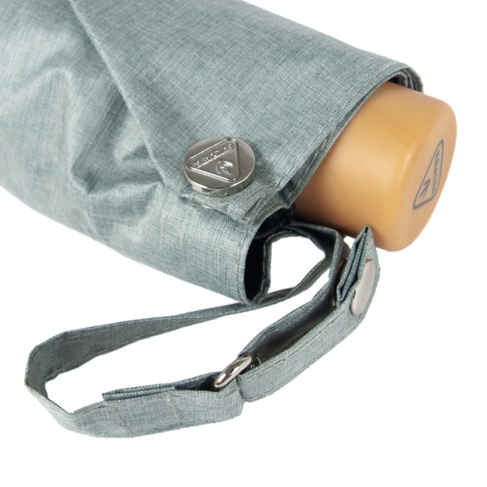 Женский зонт Fulton L924 Parasoleil-2 UV Charcoal Chambray (Серый)