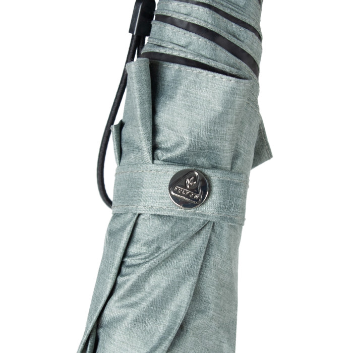 Женский зонт Fulton L924 Parasoleil-2 UV Charcoal Chambray (Серый)