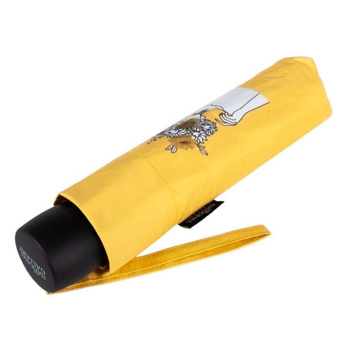 Женский зонт Fulton L884 National Gallery Minilite-2 UV Sunflowers (Подсолнухи)