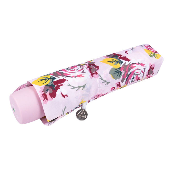 Жіноча парасолька Fulton L354- Minilite-2 Pink Floral (Рожеві квіти)