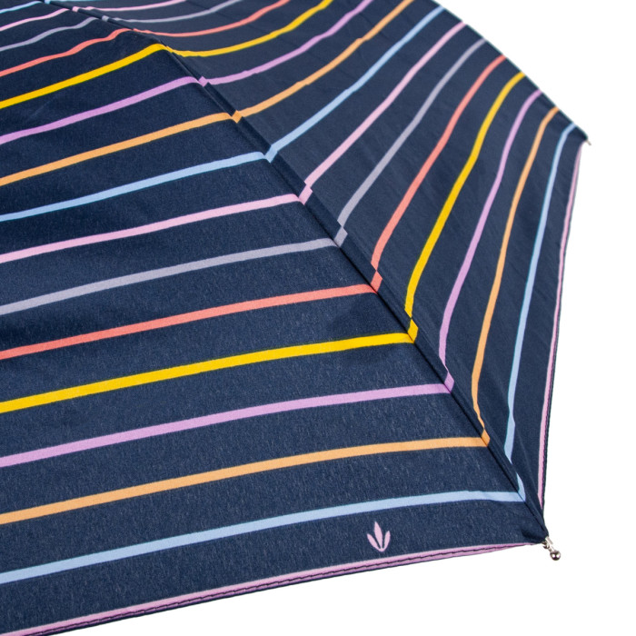 Жіноча парасолька Fulton L553 Superslim-2 Rainbow Pinstripes (Різнокольорові смуги)