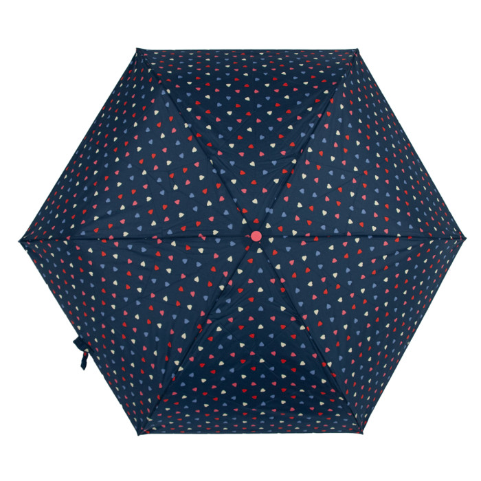 Жіноча парасолька Fulton L553 Superslim-2 Ditsy Hearts (Сердечки)