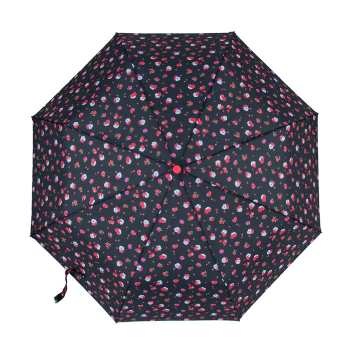 Жіноча парасолька Fulton L354 Minilite-2 Strawberry Garden (Полуничний сад)