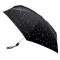 Женский мини (карманный) зонт Fulton L501 Tiny-2 Glitter Stars Black (Блеск звезд)