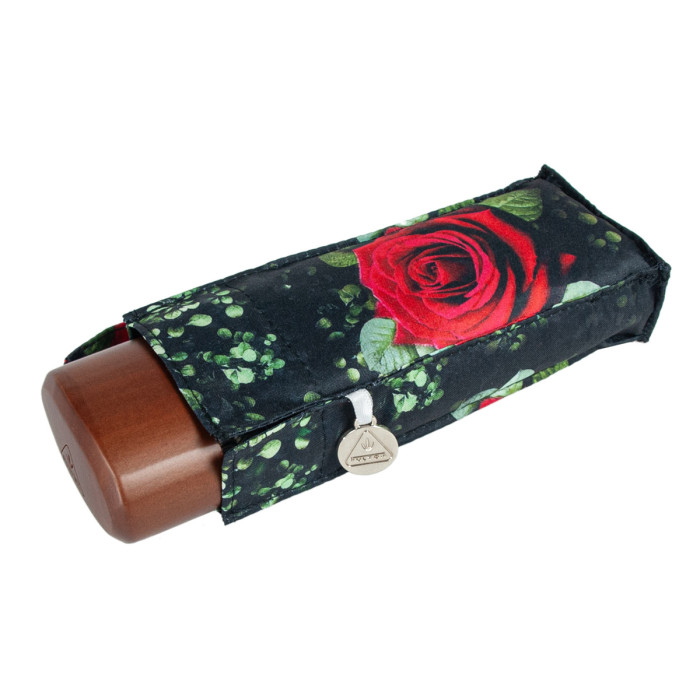 Жіноча міні (кишенькова) парасолька Fulton L501 Tiny-2 Huge Rose (Велична троянда)