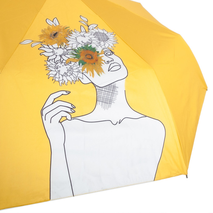 Женский зонт Fulton L884 National Gallery Minilite-2 UV Sunflowers (Подсолнухи)