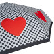 Женский зонт Fulton L354 Minilite-2 Love Heart Spot (Сердца)