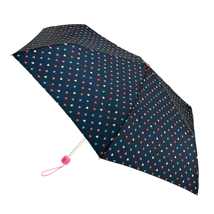 Жіноча парасолька Fulton L553 Superslim-2 Ditsy Hearts (Сердечки)
