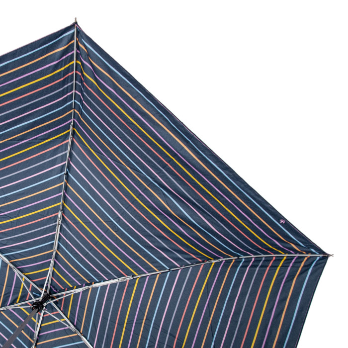 Жіноча парасолька Fulton L553 Superslim-2 Rainbow Pinstripes (Різнокольорові смуги)