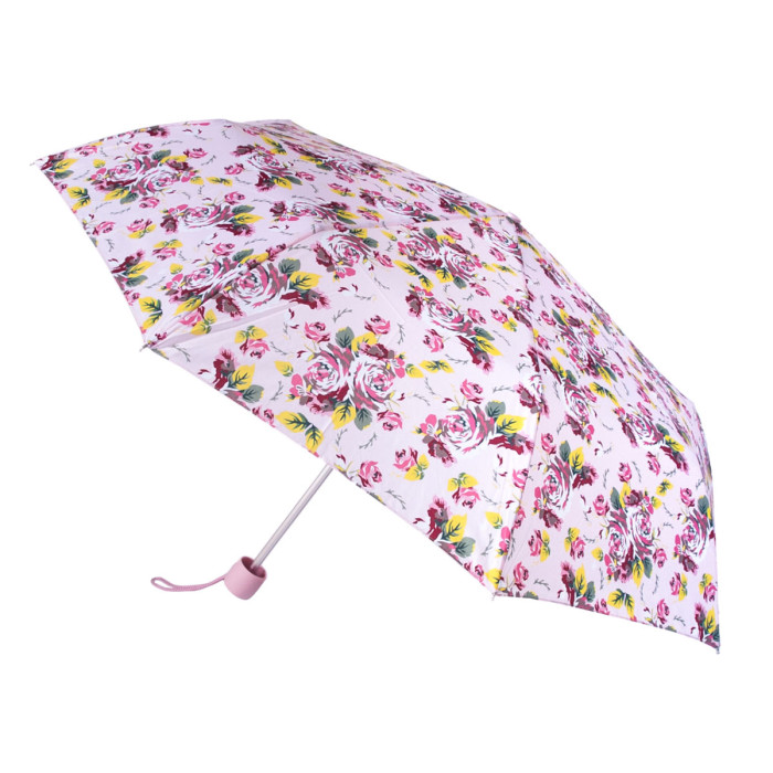 Жіноча парасолька Fulton L354- Minilite-2 Pink Floral (Рожеві квіти)