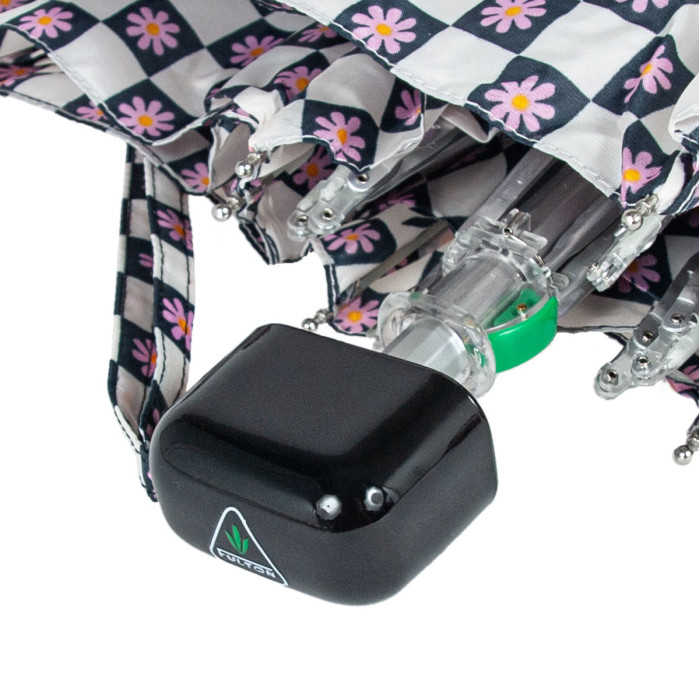 Женский мини (карманный) зонтик Fulton L501 Tiny-2 Flower Check (Цветочная клетка)