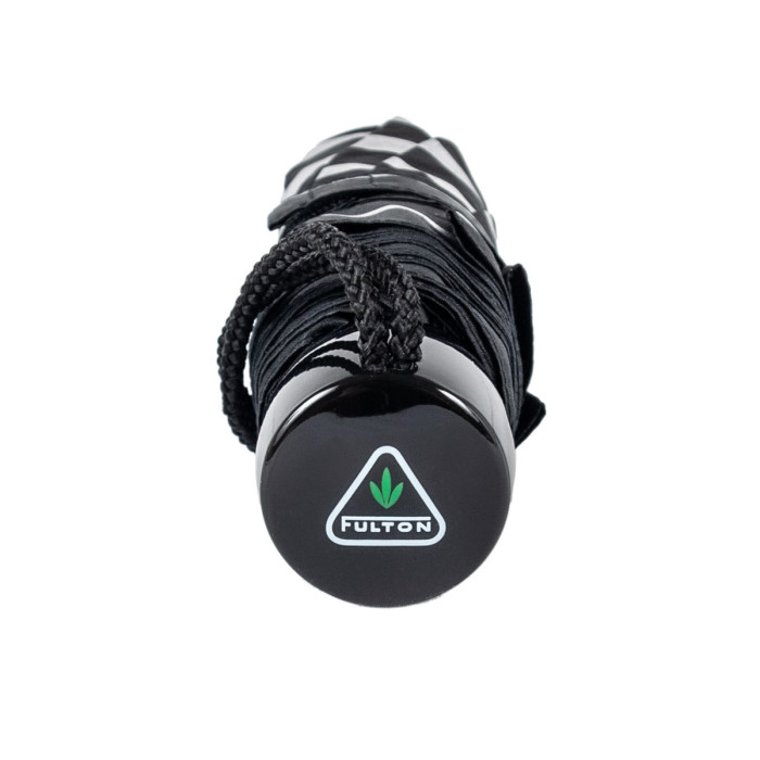 Жіноча парасолька Fulton L354 Minilite-2 Silver Stripes (Срібні смуги)