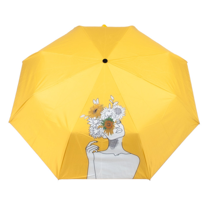 Жіноча парасолька Fulton L884 National Gallery Minilite-2 UV Sunflowers (Соняшники)
