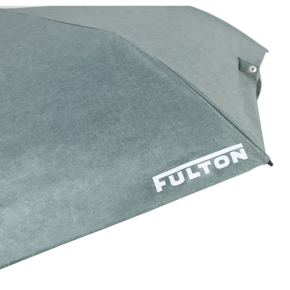 Женский зонт Fulton L924 Parasoleil-2 UV Charcoal Chambray (Серый)
