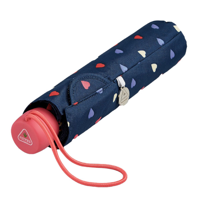 Жіноча парасолька Fulton L553 Superslim-2 Ditsy Hearts (Сердечки)