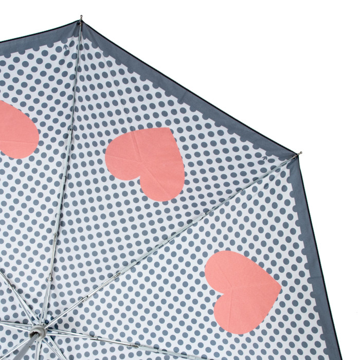 Женский зонт Fulton L354 Minilite-2 Love Heart Spot (Сердца)