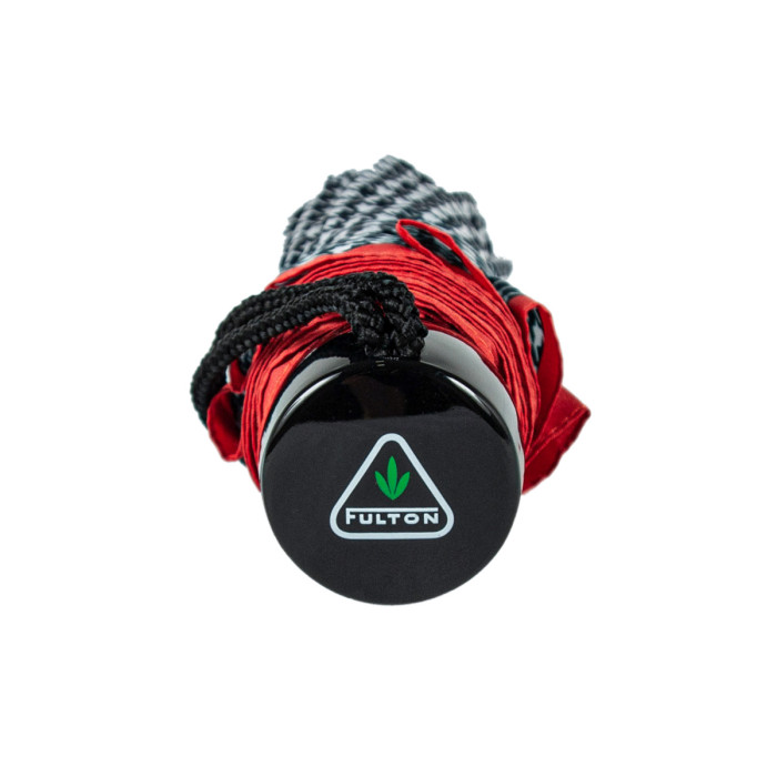 Жіноча парасолька Fulton L354 Minilite-2 Houndstooth Red Border (Червона смуга)