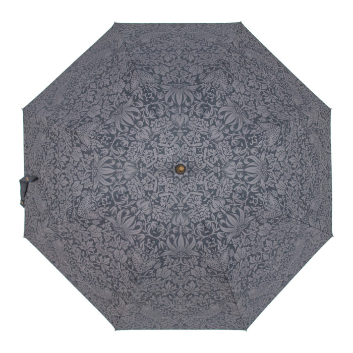 Женский зонт-трость Fulton L936 Morris & Co Hampstead UV Strawberry Thief Graphite (Графит)