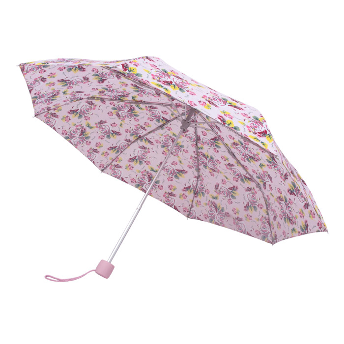 Жіноча парасолька Fulton L354- Minilite-2 Pink Floral (Рожеві квіти)