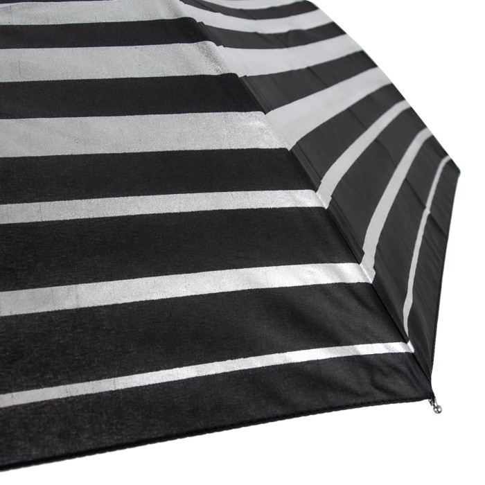 Жіноча парасолька Fulton L354 Minilite-2 Silver Stripes (Срібні смуги)