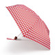 Женский мини (карманный) зонт Fulton L501 Tiny-2 Red Gingham (Красная клетка)