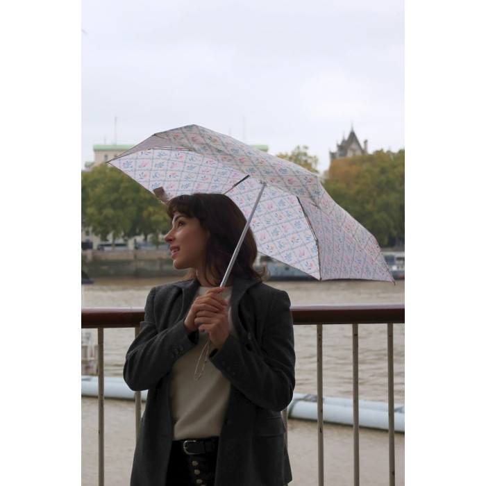 Женский мини (карманный) зонт Fulton L501 Tiny-2 Garden Picnic (Пикник в саду)